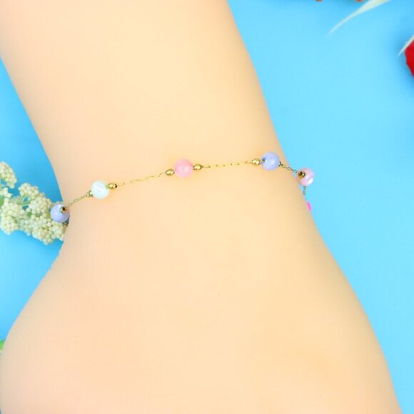 Elegant Handmade Anklet – Perfect for Women & Girls | Ideal Gift Option, DYC1169 - Picture 2 of 9